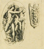 Античные фигуры Гравюра (середина XVII века), Нидерланды артикул 1722c.
