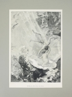 Рождение жемчужины Фототипия с гравюры Альбера Меньяна (начало XX века, Германия) артикул 1723c.