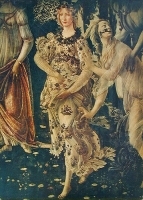 Репродукция картины Боттичелли "La Primavera" (середина XX века) Италия(?) артикул 1727c.