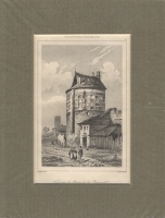 Tour sur les Remparts de Jarmouth Офорт (середина XIX века, Франция) артикул 1750c.