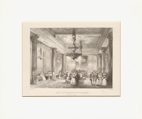 Hall of Mirrors, Colosseum Regents park Офорт, середина XIX века Англия артикул 1769c.
