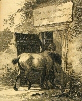 Лошади и наездники Лист № 1 Гравюра (начало XIX века), Нидерланды артикул 1787c.