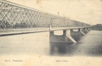 Варшава Мост через Вислу Открытка артикул 1845c.