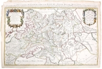 Карта России Гравюра (вторая половина XVII века), Западная Европа артикул 1872c.