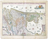 Голландия (карта) Гравюра (середина XVIII века), Западная Европа артикул 1886c.